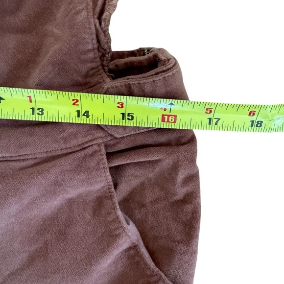 Emile et Ida Soft Corduroy Jumpsuit Mauve Dusty Rose Straight Leg L - Picture 8 of 10